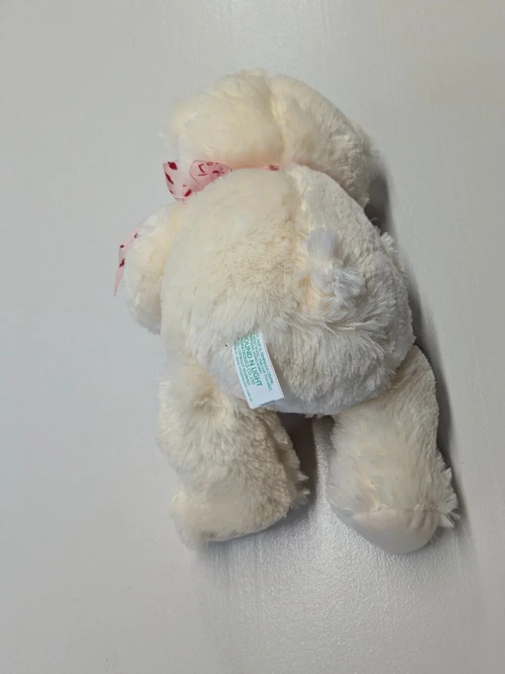 White Valentine's Day Stuffed Bear